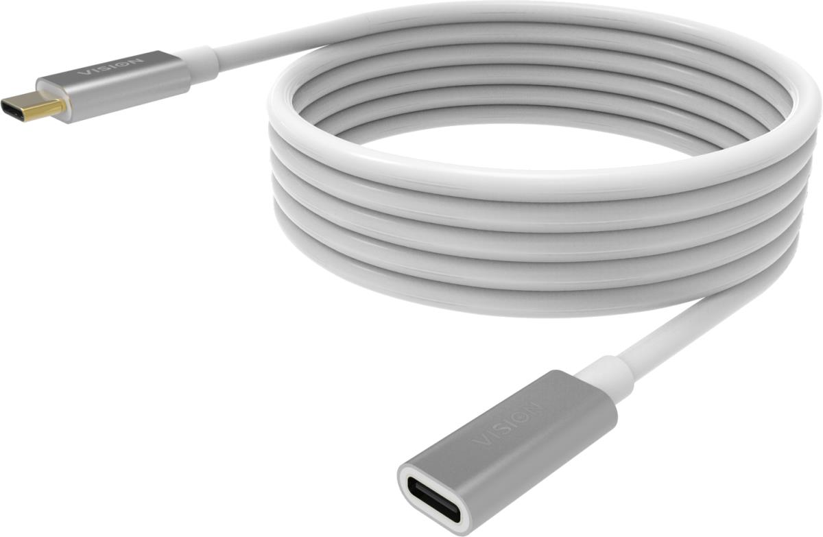 USB-c Extension Cable 2m White