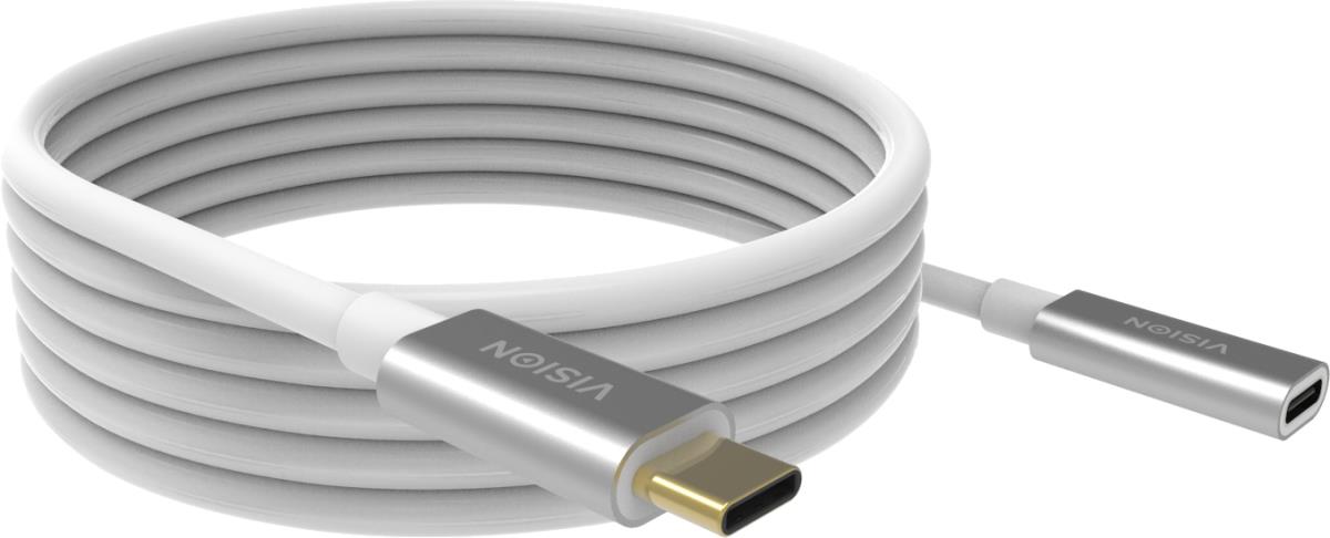 USB-c Extension Cable 2m White