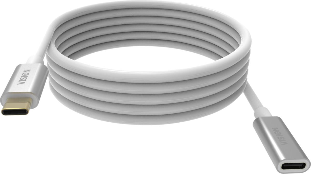 USB-c Extension Cable 2m White