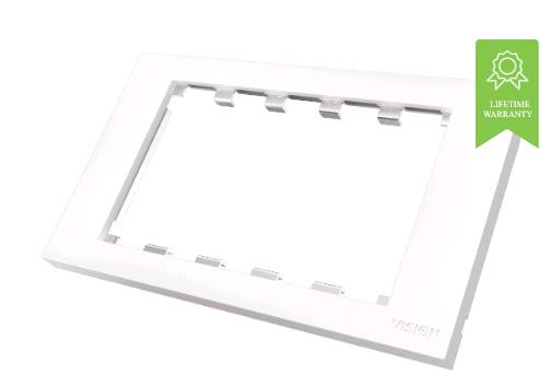 Modular Av Faceplate Double-gang Uk Surround