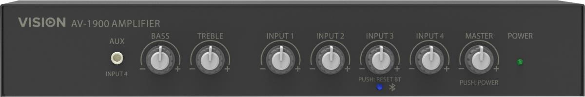 Vision 2x50w Mixer Amplifier - 4 Inputs