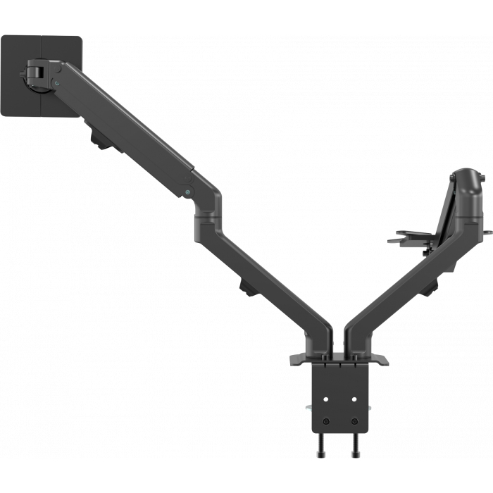 Monitor Desk Arm Dual Matt Black