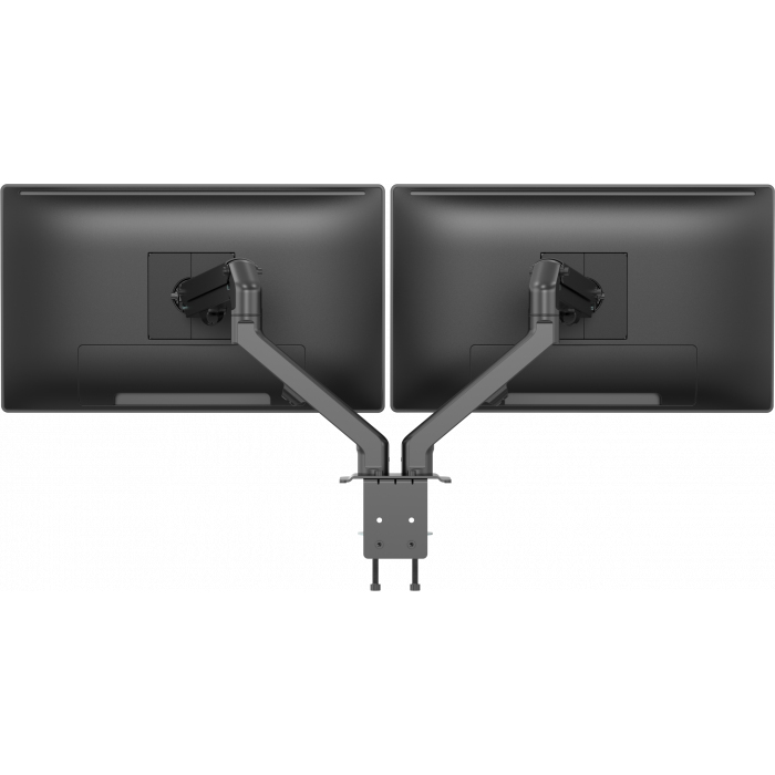 Monitor Desk Arm Dual Matt Black