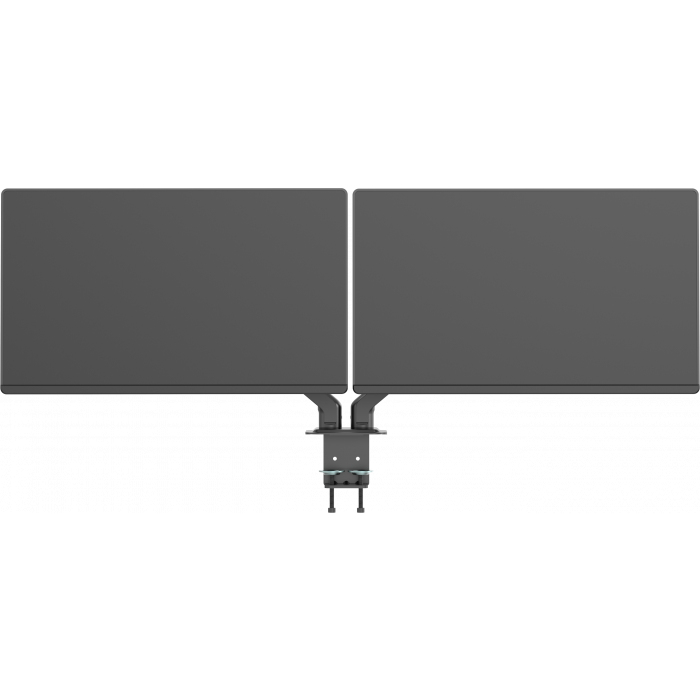 Monitor Desk Arm Dual Matt Black