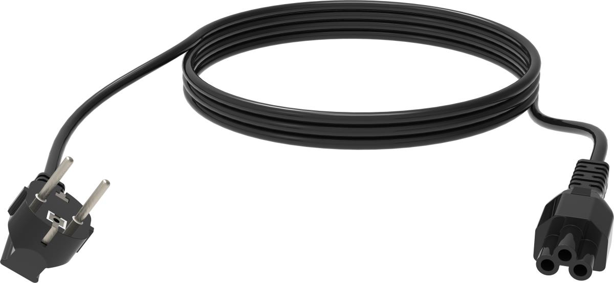 3m Black Eu Cloverleaf Power Cable