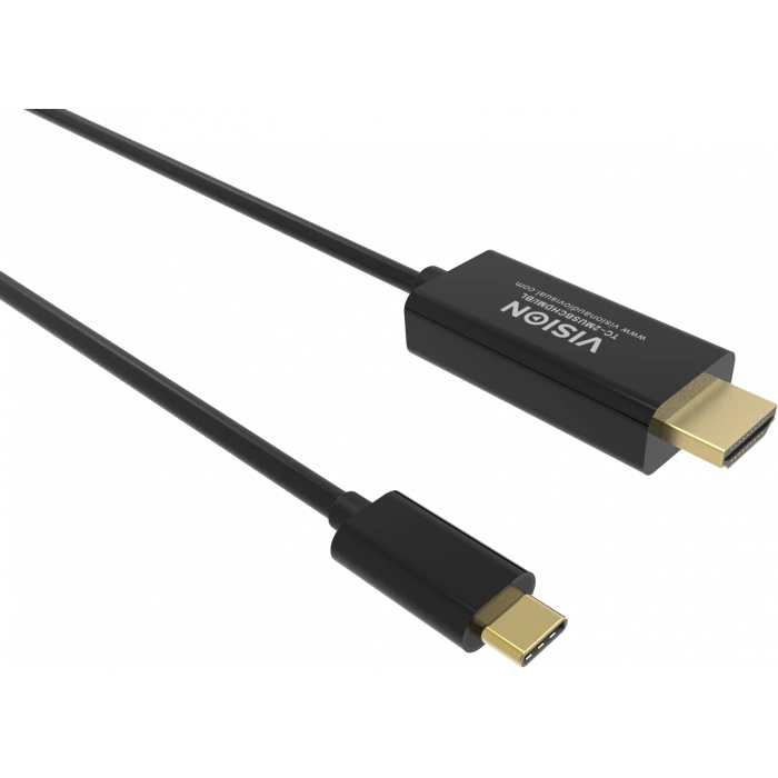 Vision 2m Black USB-c To Dp 8k Cable