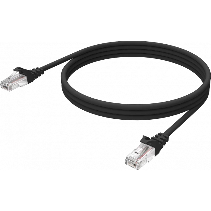 Patch Cable - CAT6a - Utp - 1m - Black