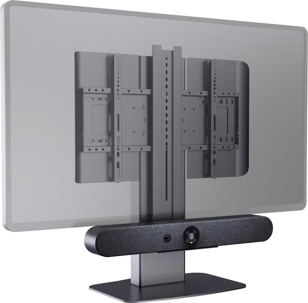 Xl Desk Stand Vesa 600x400 Black