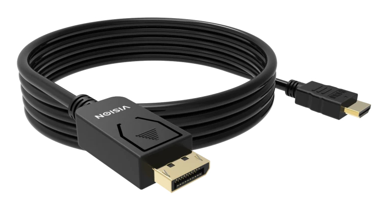 Dp To Hdmi Cable 1m Black