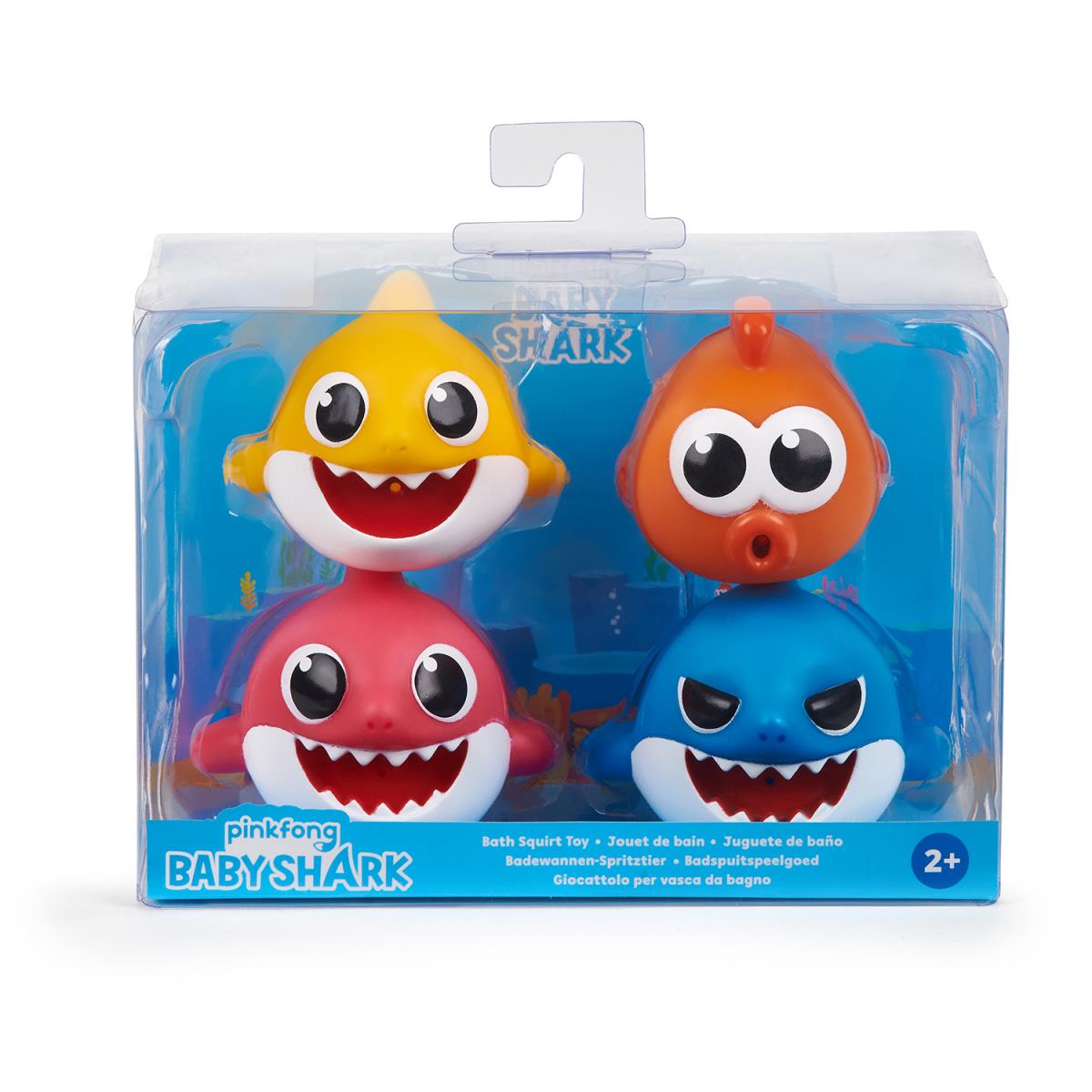Baby Shark- Bath Squirt Toys 4-pack