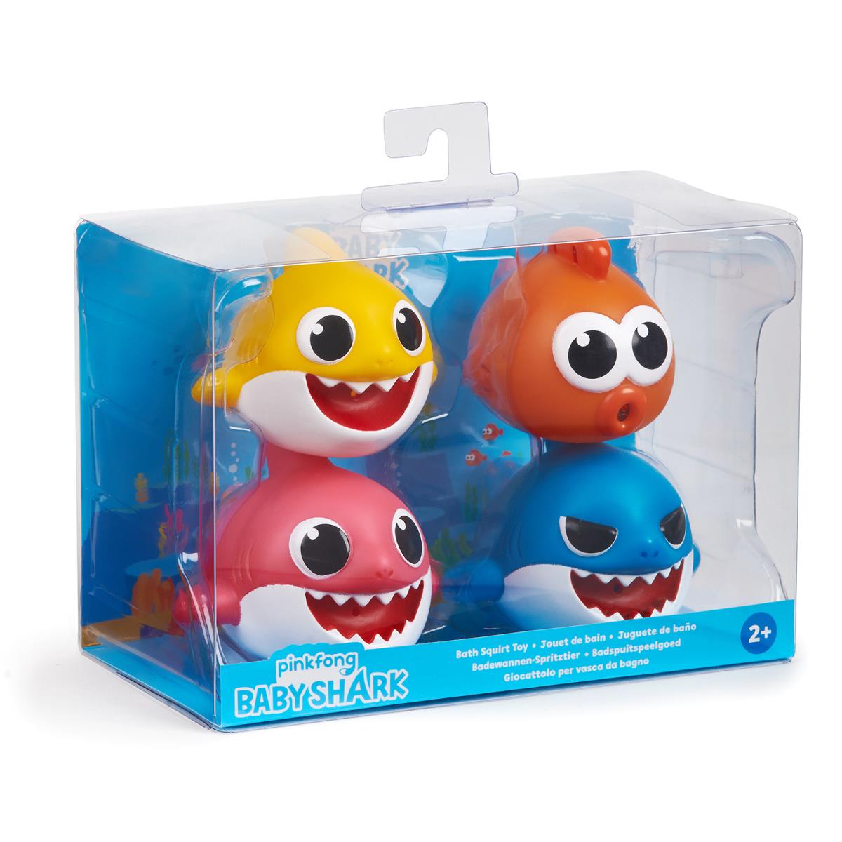 Baby Shark- Bath Squirt Toys 4-pack