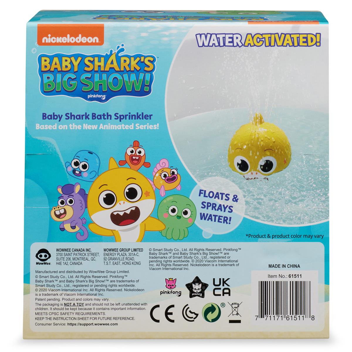 Baby Shark Bath Figural Sprinkler