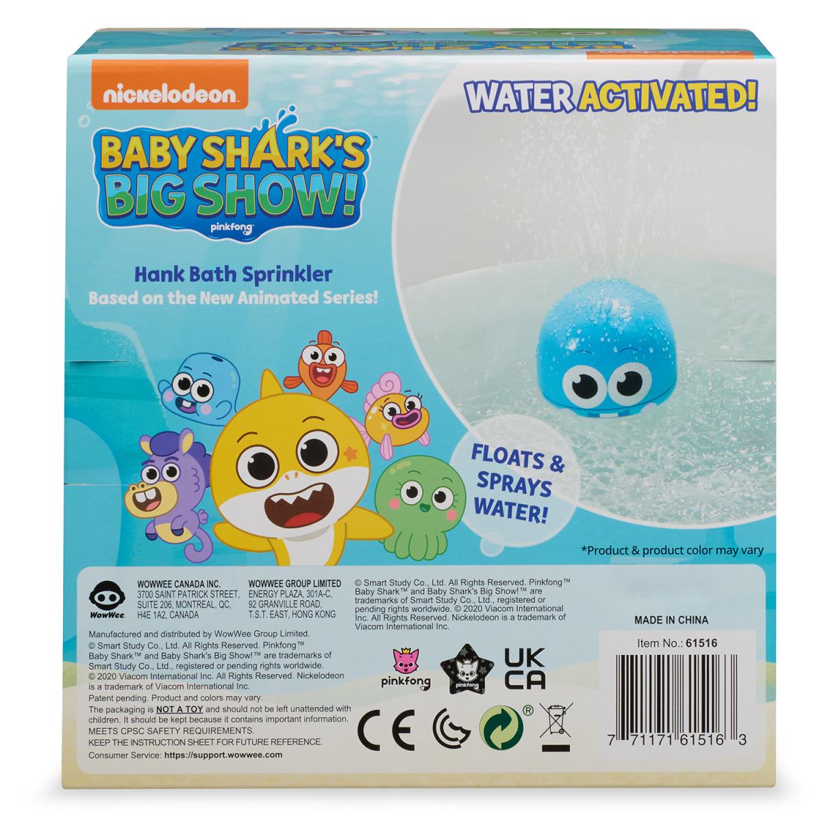 Hank Bath Figural Sprinkler