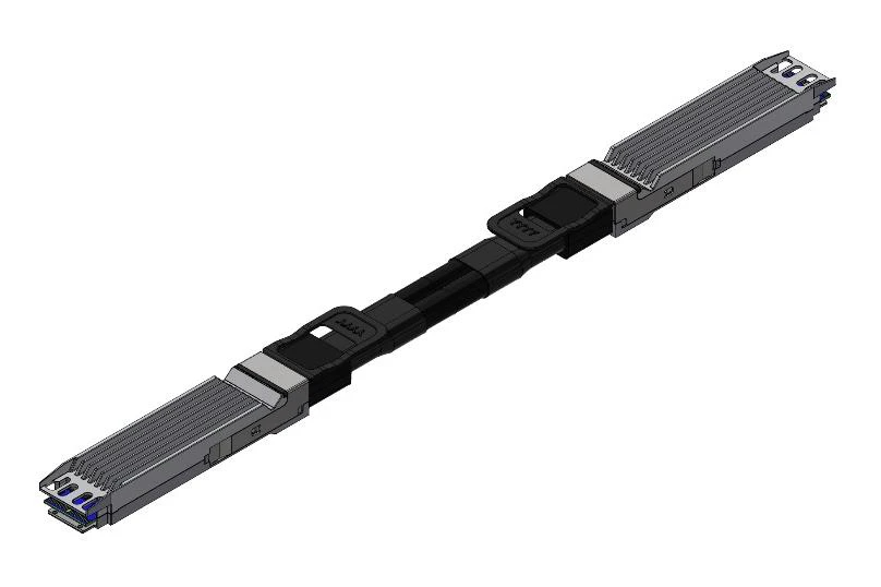 Passive Copper Cable -  Ib Twin Port Ndr - Osfp - 2m - Flat Top