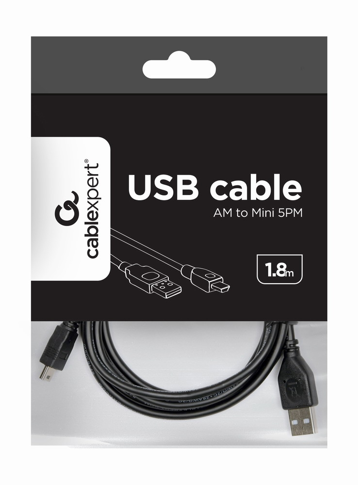 USB 2.0 A-plug mini 5PM Cable 2.0m