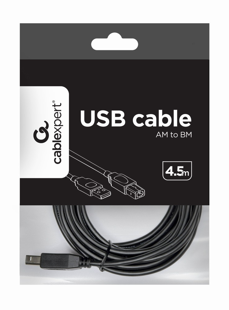 USB 2.0 A To B Cable 4.5m