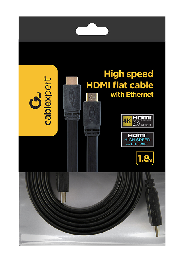 HDMI Male-Male Flat Cable 2.0m