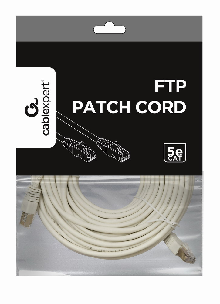 Patch Cable - Cat 5e - FTP - 20m - Grey
