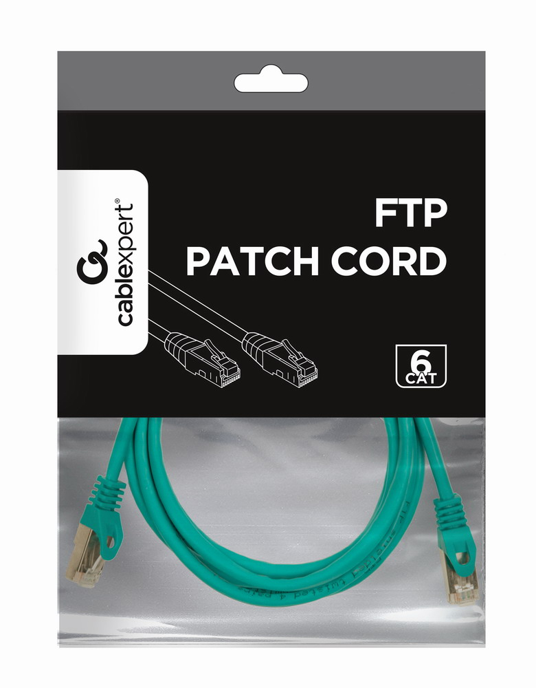 Patch Cable - CAT6 - FTP - 2m - Green