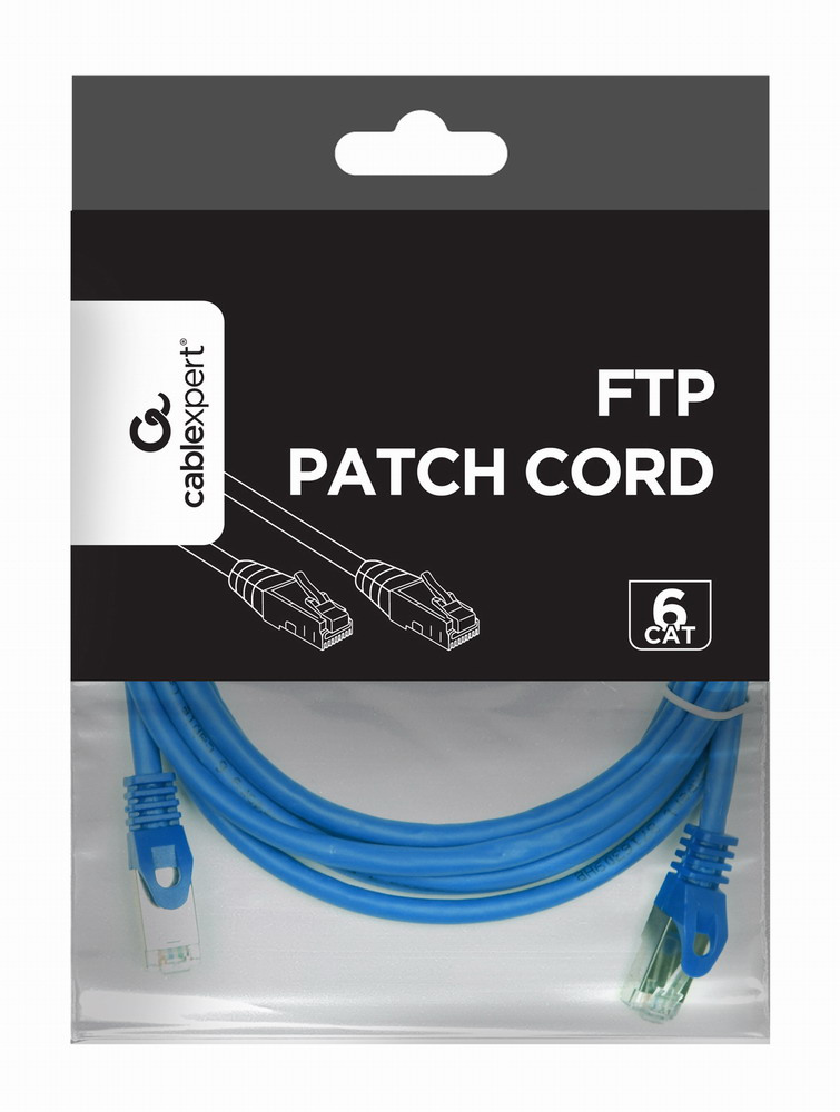 Patch Cable - CAT6 - FTP - 3m - Blue