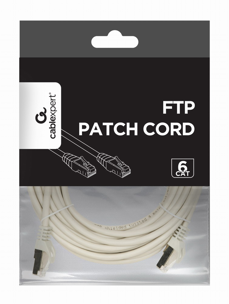 Patch Cable - CAT6 - FTP - 7.5m - Grey