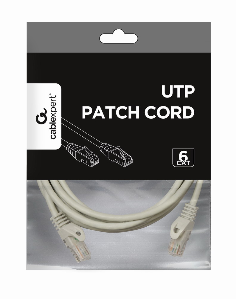 Patch Cable - CAT6 - UTP - 3m - Grey