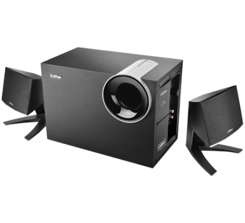 S730d-b 2.1 Multimedia Speaker System Wooden Subwoofer 28w Rms Wired Volume Control Black