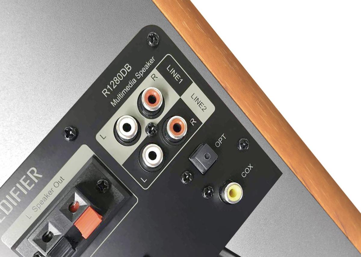 R1280db Speaker Bluetooth With Remote Wood