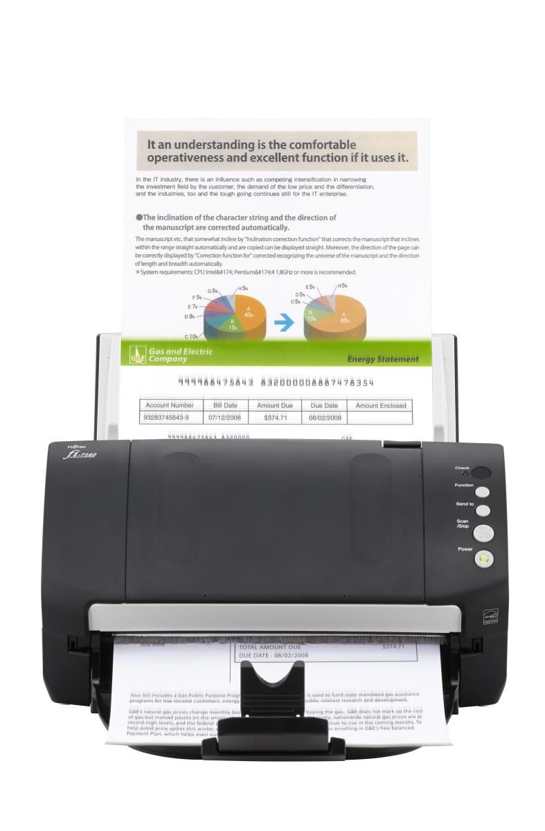 Scanner Fi-7140 Adf 600dpi USB2 With Paperstream Ip