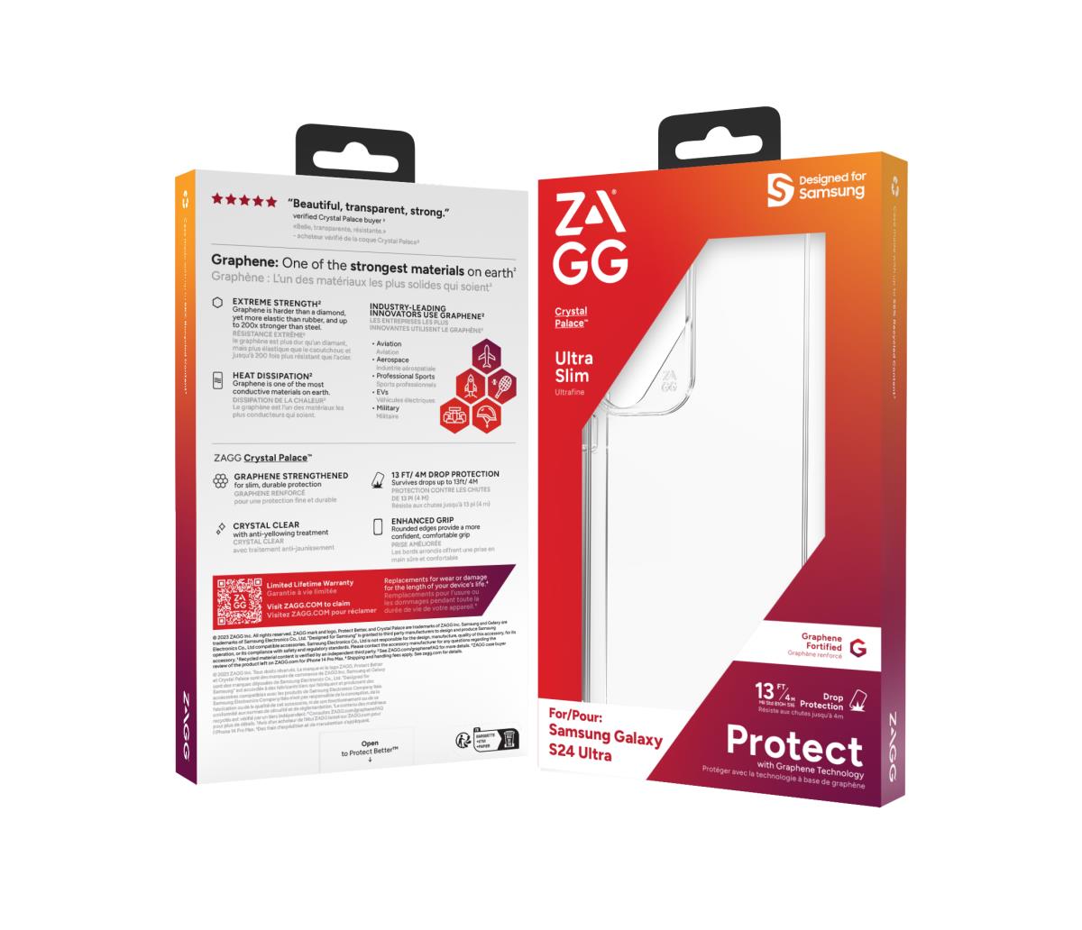 Zagg Cases Crystal Palace Samsung Galaxy S24 Ultra Ultra