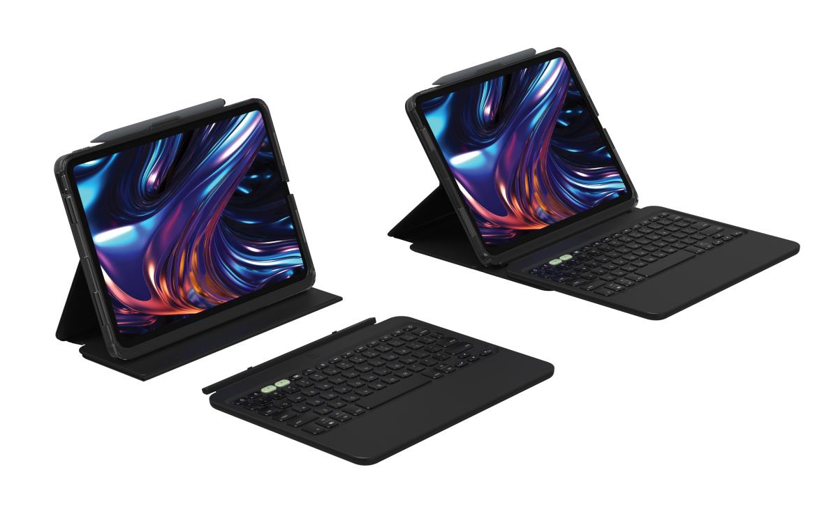 Pro Keys 2 Keyboard & Case For Apple iPad Pro 11 (m4) - Black - Azerty Belgian