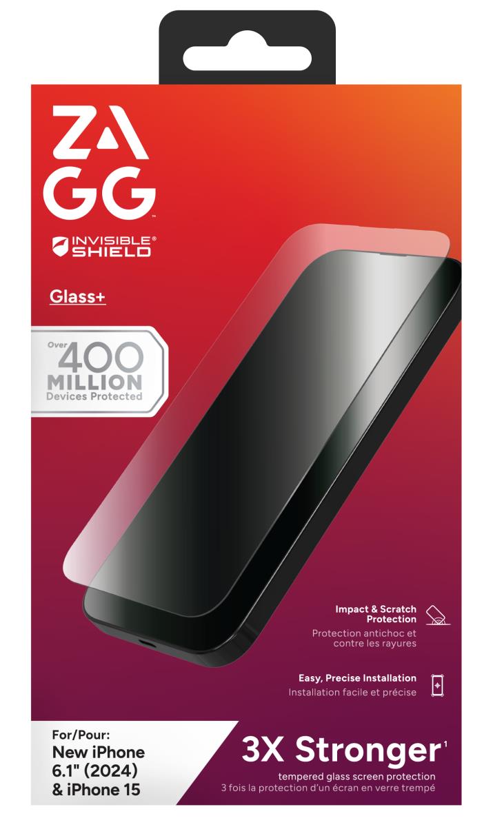 Screen Protector 6.1in For iPhone 16/iPhone 15