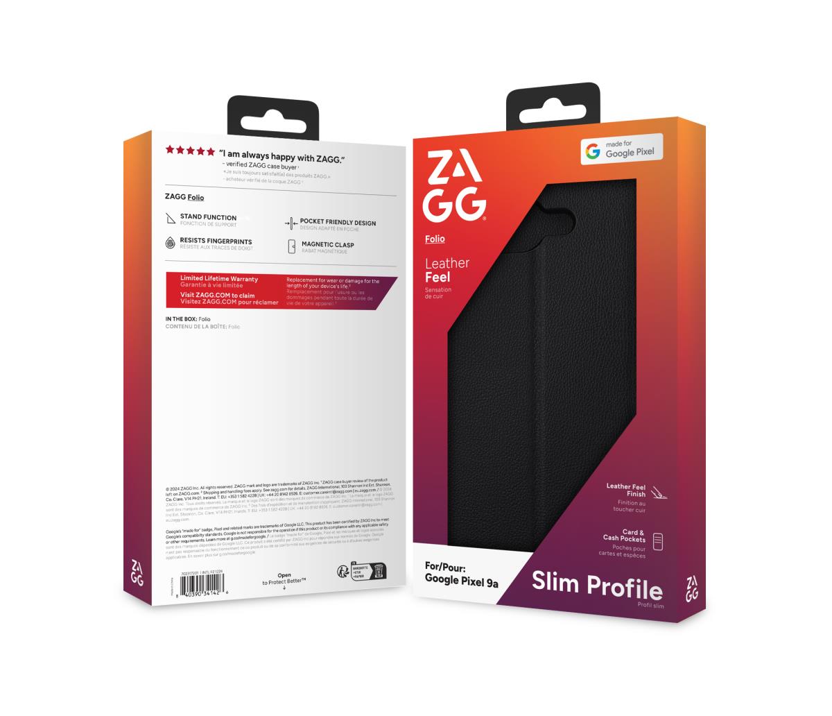 Zagg Cases Folio Google Chicken Black