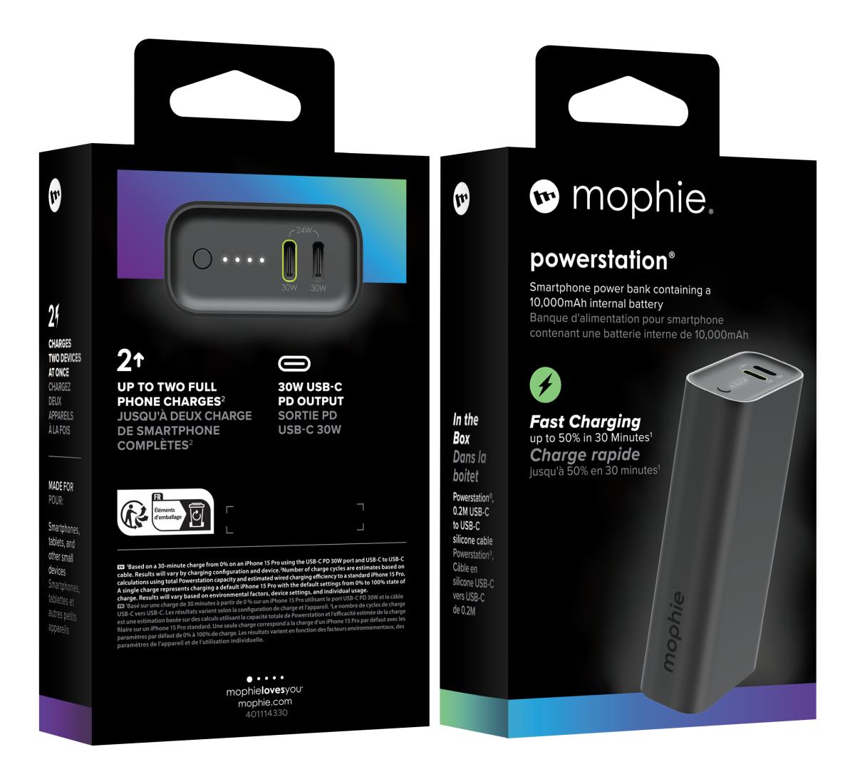 Universal Battery Powerstation 10000 Mah Black