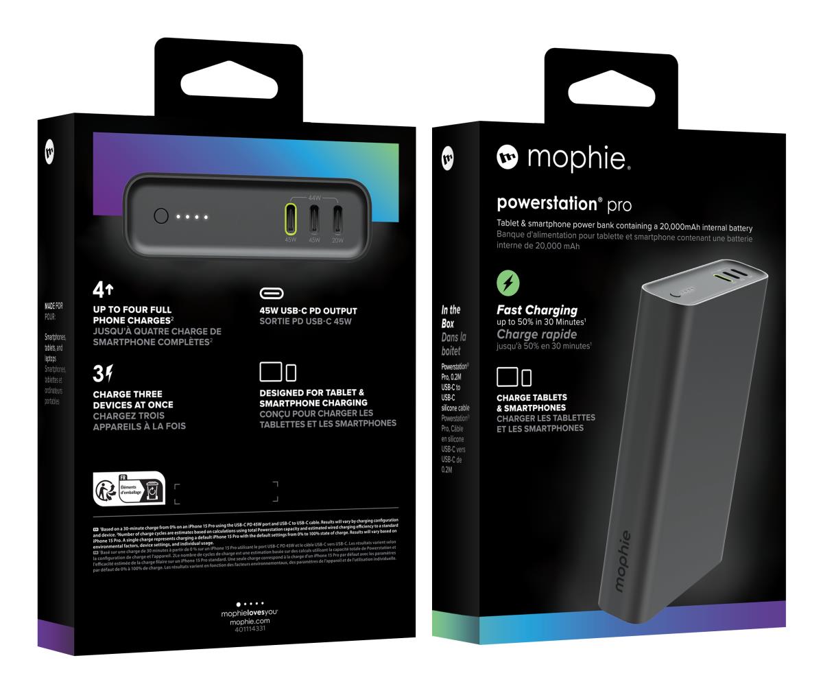 Universal Battery Powerstation 20000 Mah Black
