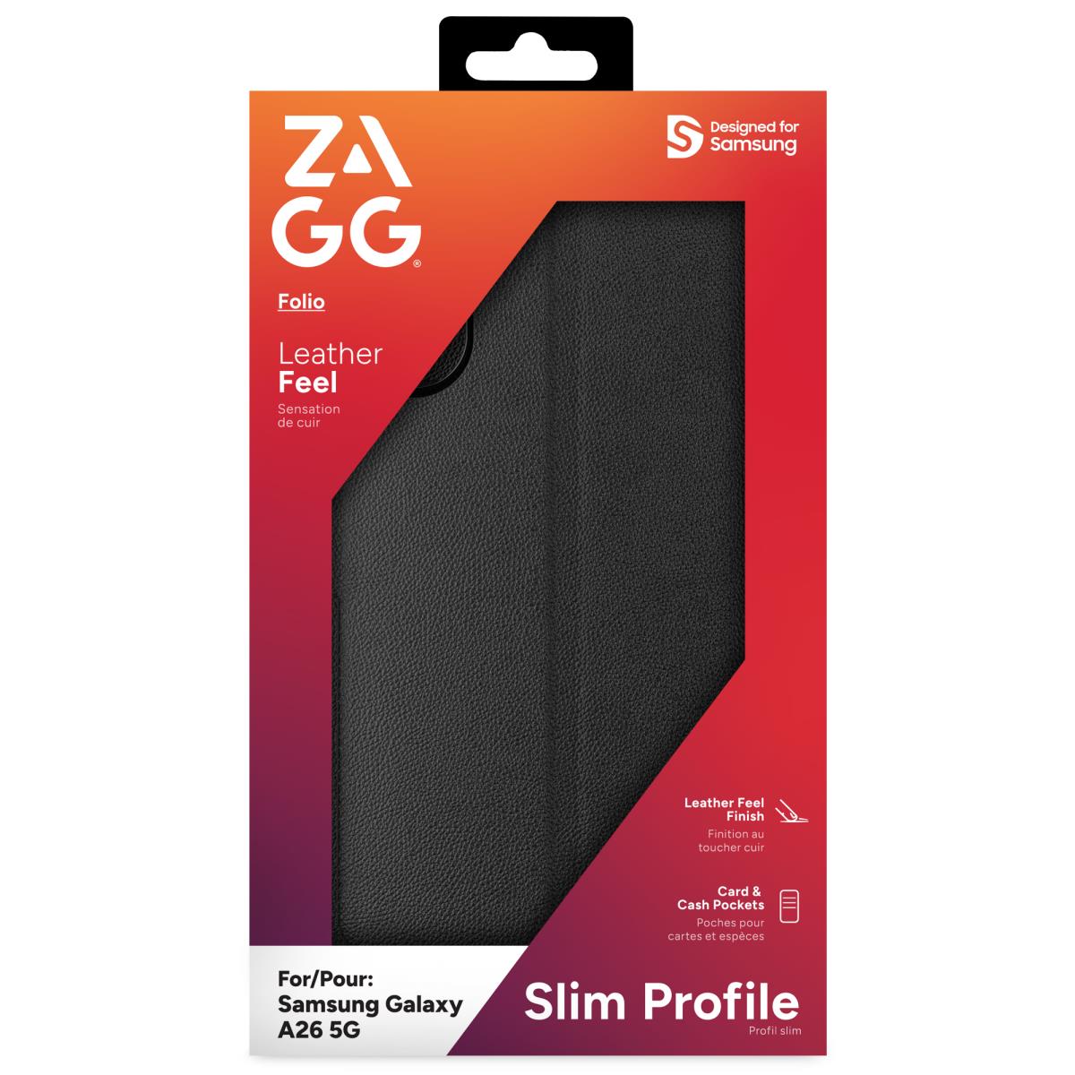 Zagg Cases Folio Samsung A26 5g Black