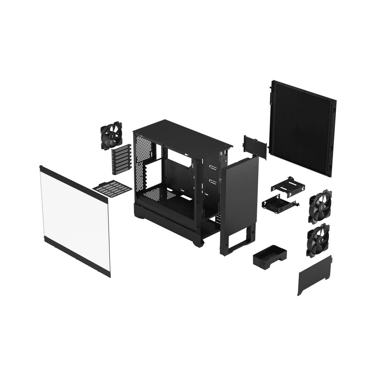 Fractal Design Pop Silent Black Tg Clear Tint