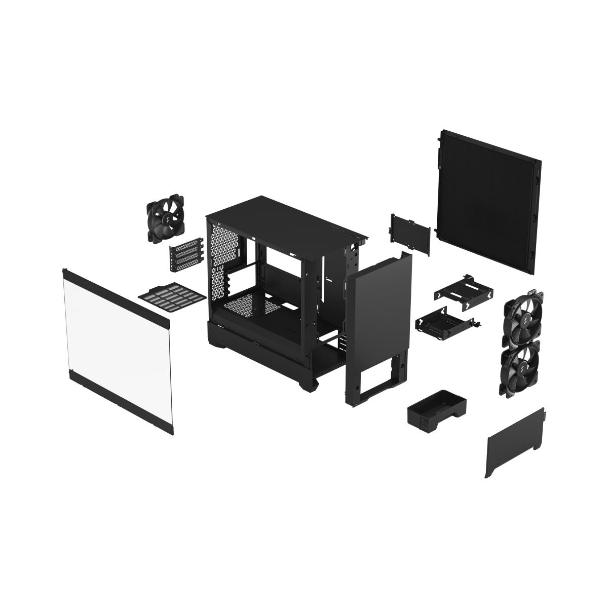 Fractal Design Pop Mini Silent Black Tgclear Tint