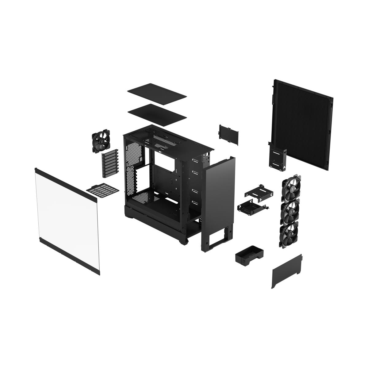 Fractal Design Pop Xl Silent Black Tg Clear Tint