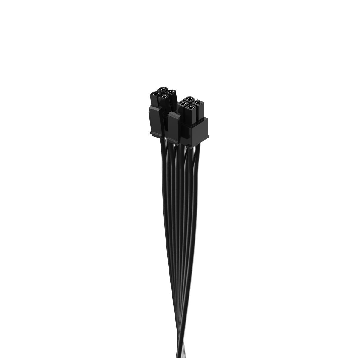 ATX12v 4+4 Pin Modular Flat Ultraflex Cable For Fractal Ion Series Psus