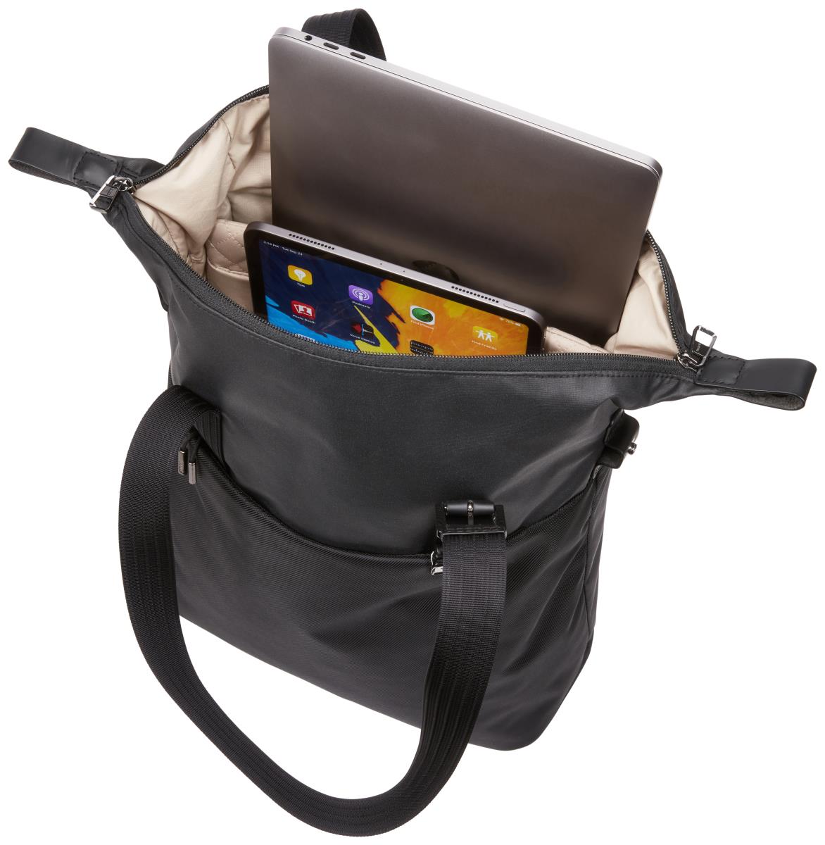 Spira Vertical Tote Black