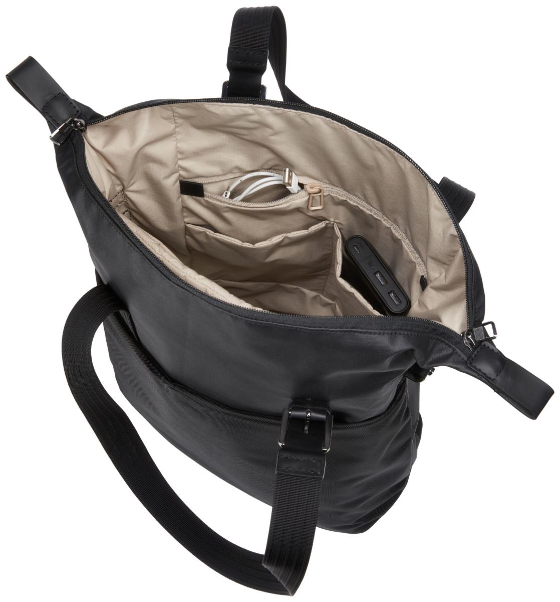 Spira Vertical Tote Black