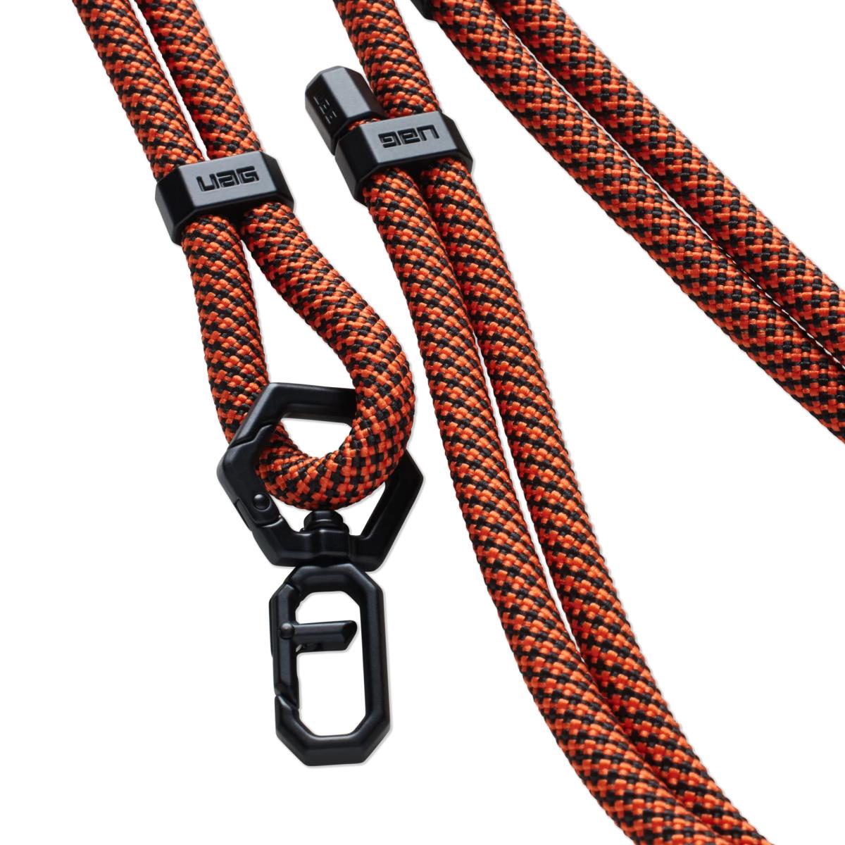 Crossbody Slim Lanyard Civilian - Rust/black