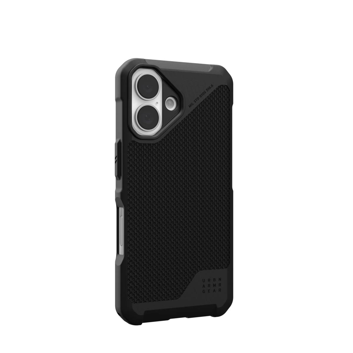 Metropolis Lt Magsafe Backcover iPhone 16 - Kevlar Black