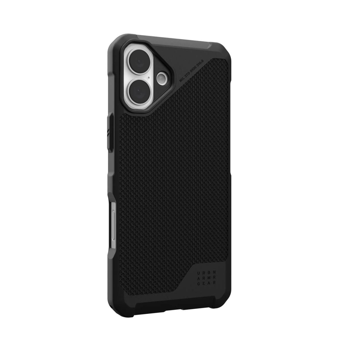 Metropolis Lt Magsafe Backcover iPhone 16 Plus - Kevlar Black