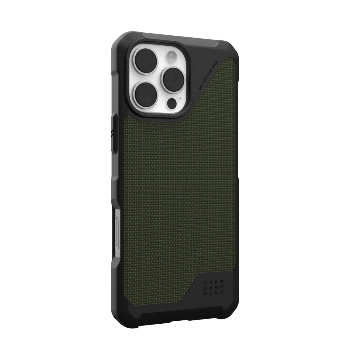 Metropolis Lt Magsafe Backcover iPhone 16 Pro Max - Kevlar Olive