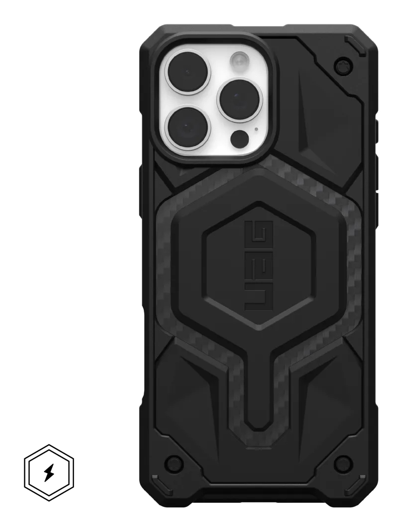Monarch Pro Backcover iPhone 16 Pro Max - Carbon Fiber