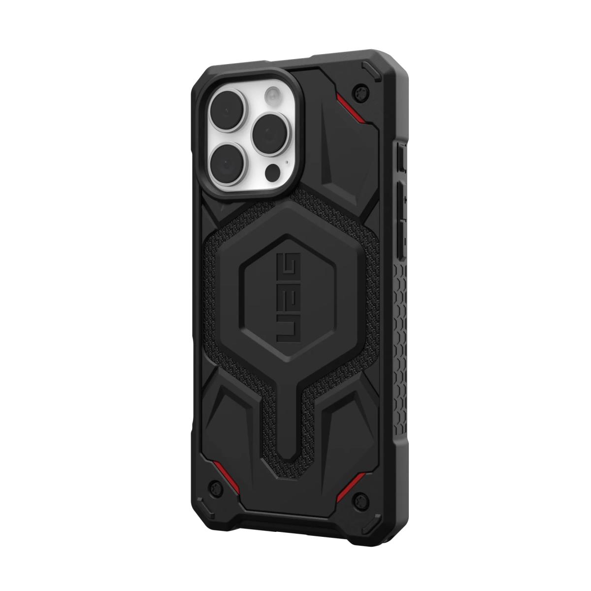 Monarch Pro Backcover iPhone 16 Pro Max - Kevlar Black