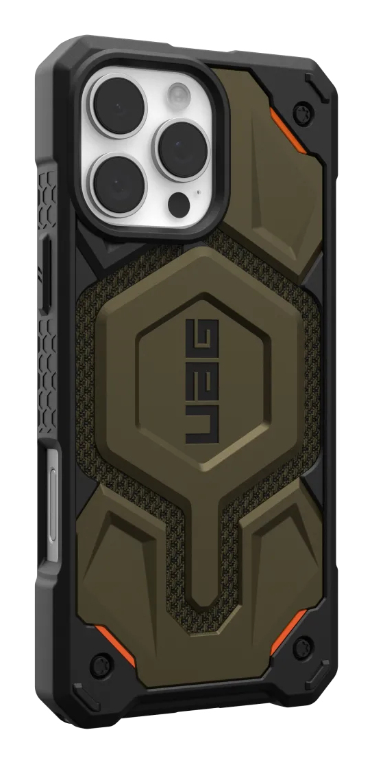 Monarch Pro Backcover iPhone 16 Pro Max - Kevlar Element Green