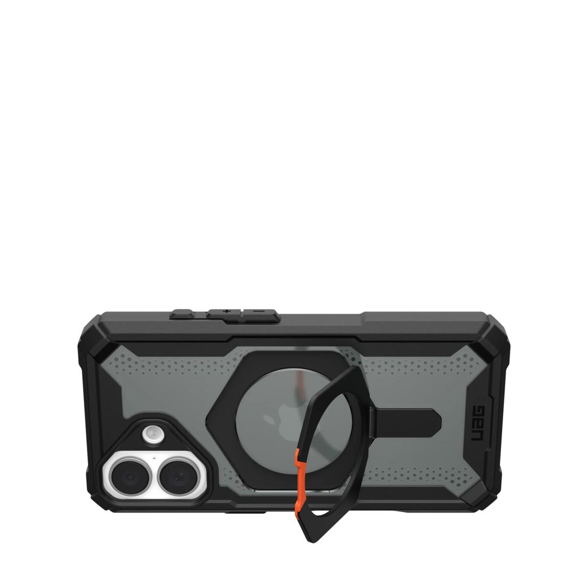Plasma Xte Backcover Magsafe iPhone 16 - Black / Orange